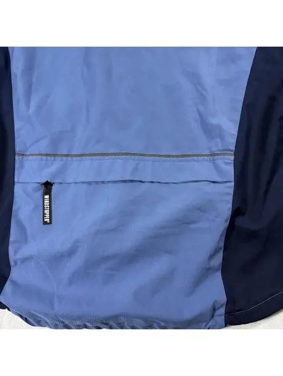 Cycling Windbreaker Jacket Gore Bike Wear XXL Fits Like X Blue Waterproof - Picture 12 of 12